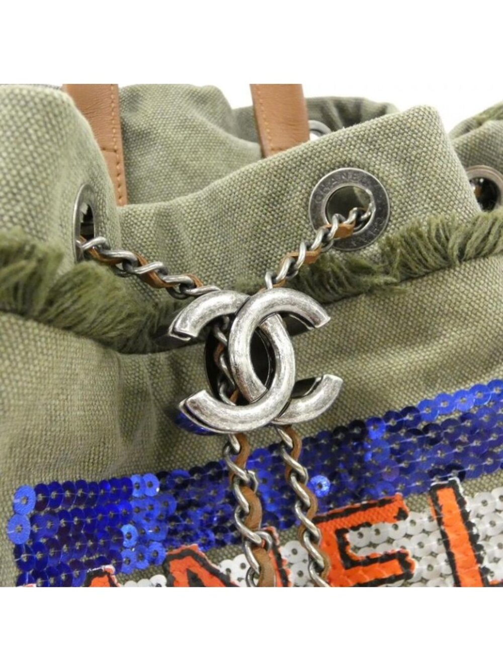 Chanel Backpack Canvas Red - Picture 6 of 10
